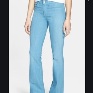 Wildfox Farrah High Rise Flare Jeans in Mist